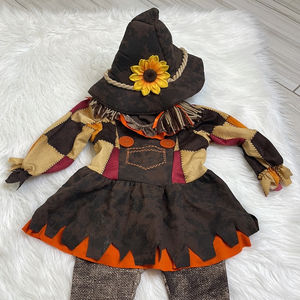 Pumpkin Patch Scarecrow Costume Size 12-18 months